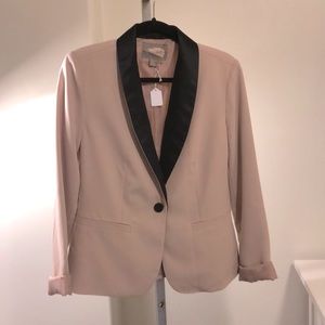 Cream/black blazer - size medium